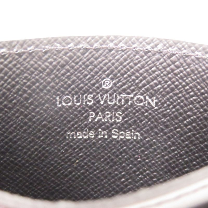 Louis Vuitton Porte Cartes Sample Epi Leather Epi Noir Black Card Case