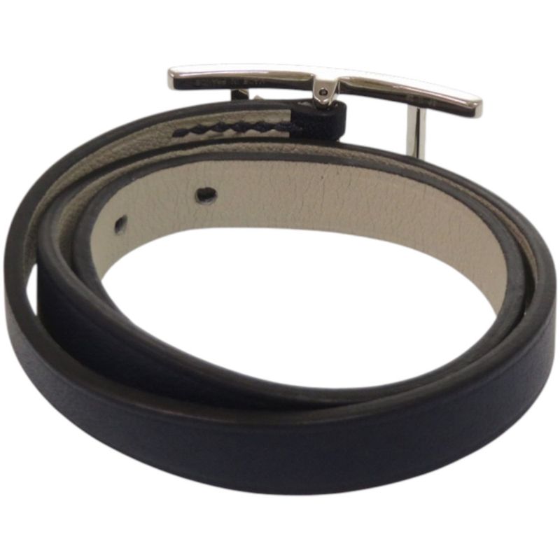 Hermes Behapi Double Tour Veau Swift Navy Bracelet Gray