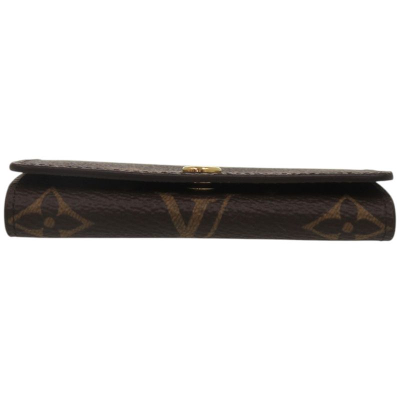 Louis Vuitton Multicles 4 Monogram Canvas Brown Key Case Key Holder