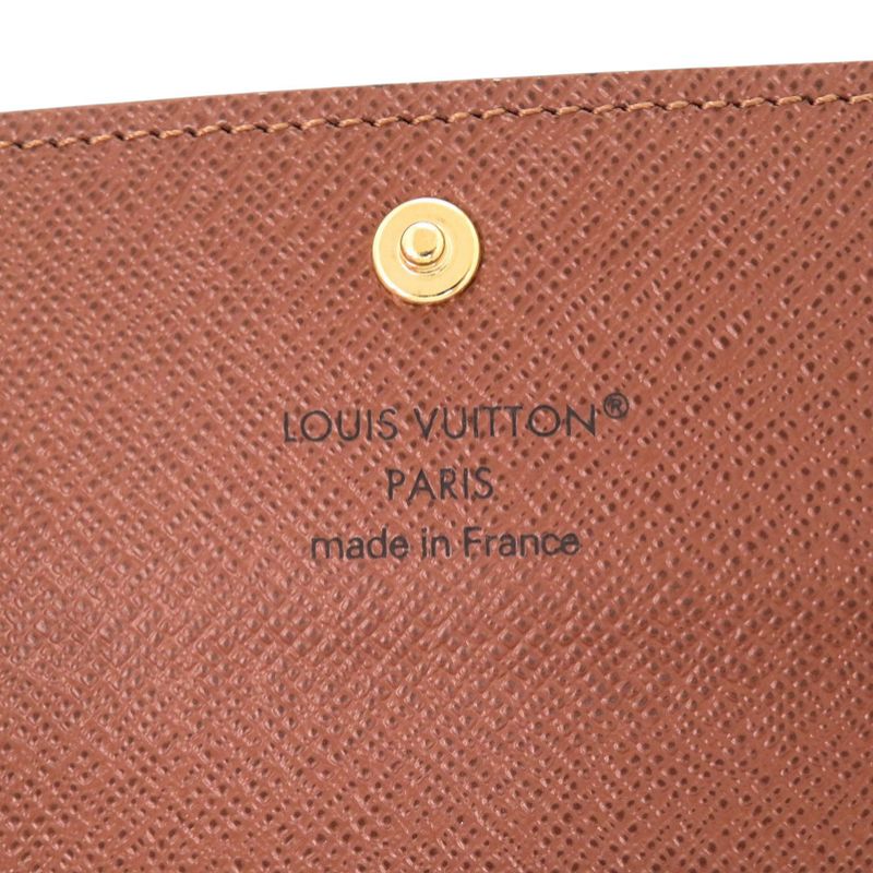 Louis Vuitton Multicles 4 Monogram Canvas Brown Key Case Key Holder