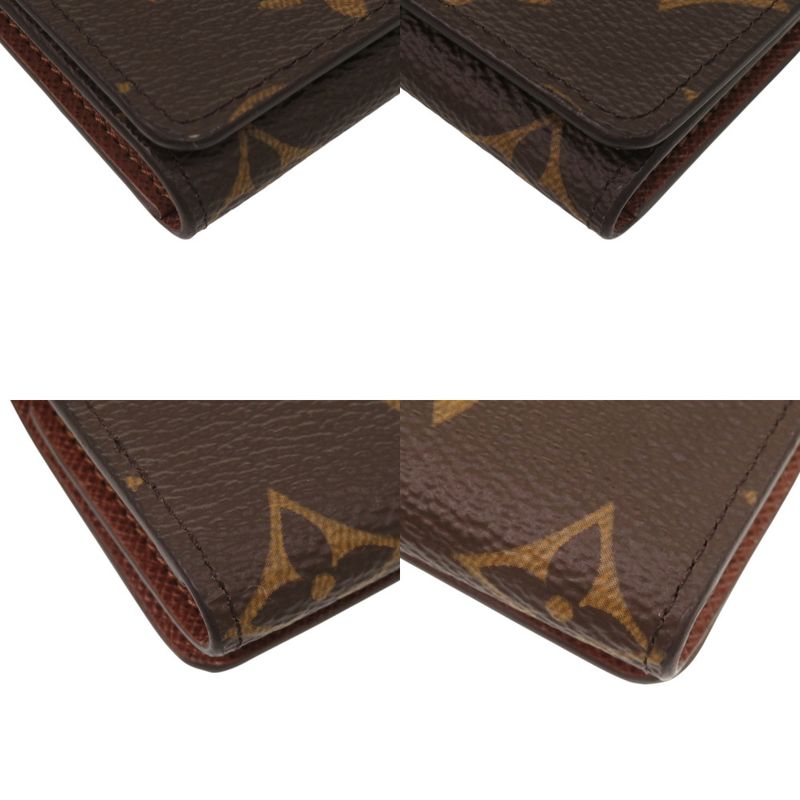 Louis Vuitton Multicles 4 Monogram Canvas Brown Key Case Key Holder