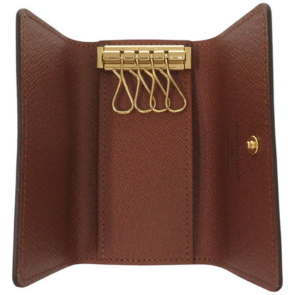 Louis Vuitton Multicles 4 Monogram Canvas Brown Key Case Key Holder