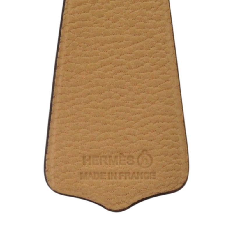 Hermes Petit Ash Toucan Leather Rouge Red Key Holder Rouge Beige