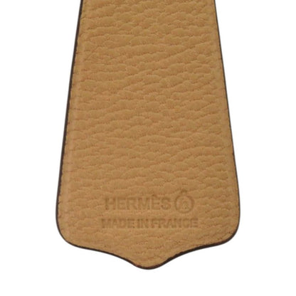 Hermes Petit Ash Toucan Leather Rouge Red Key Holder Rouge Beige