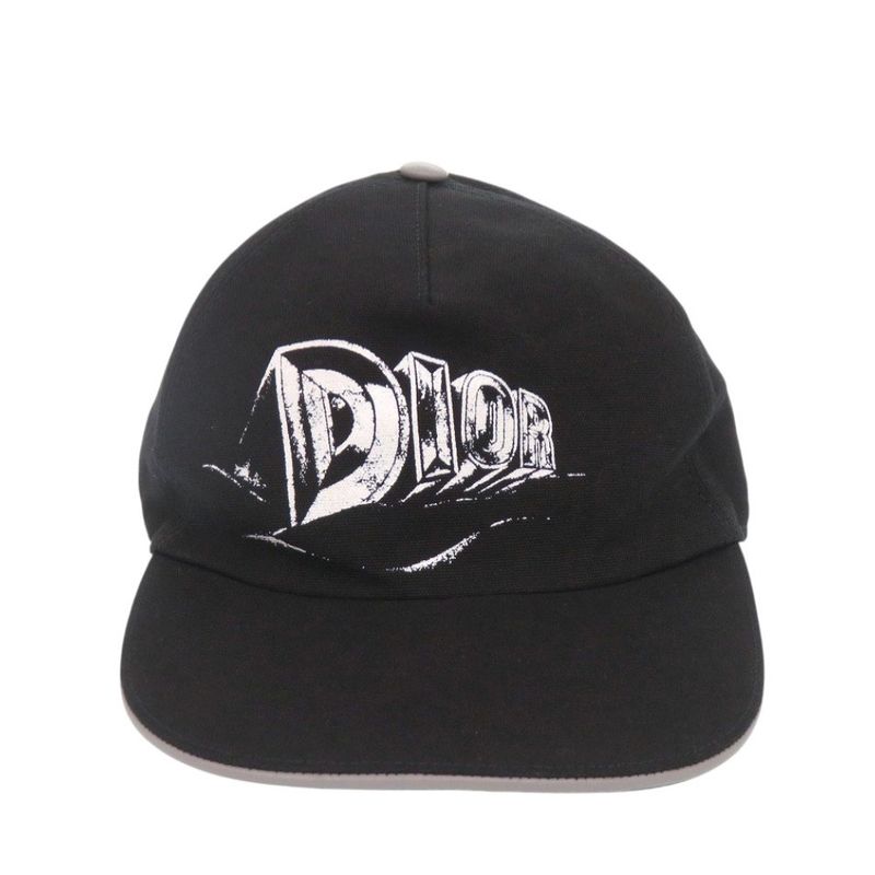 Dior Baseball Cap M Cotton Black