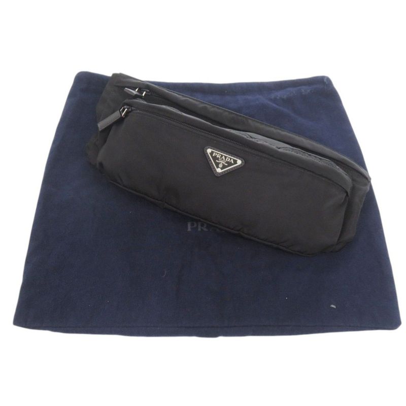 Prada Nylon Black Belt Bag