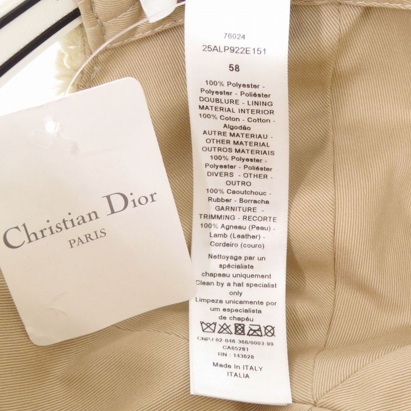 Dior Cotton Beige Cap