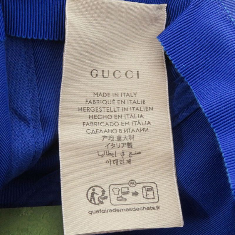 Gucci Cotton Blue Hat Cap