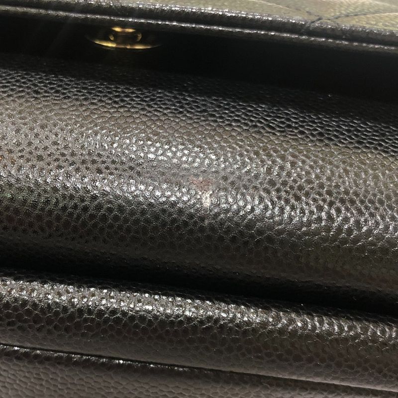 Chanel Shoulder Bag Business Affinity Caviar Leather Black