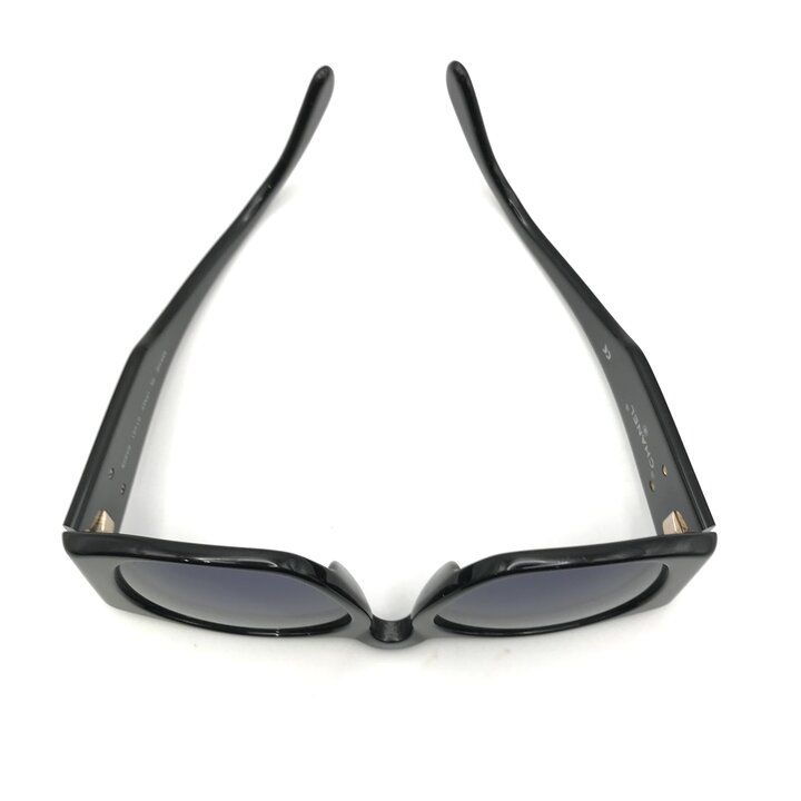 Chanel CC Logo Gold Sunglasses Eyewear Black