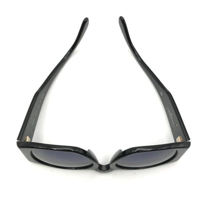 Chanel CC Logo Gold Sunglasses Eyewear Black