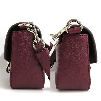 Gucci Shoulder Bag 2-Way Grain Leather Ancora Red
