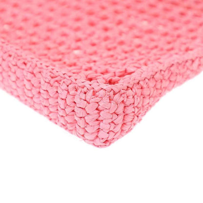 Prada Crochet Tote Pink