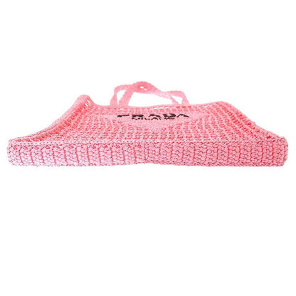 Prada Crochet Tote Pink