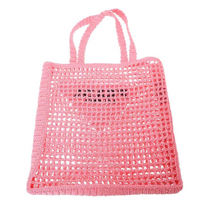 Prada Crochet Tote Pink