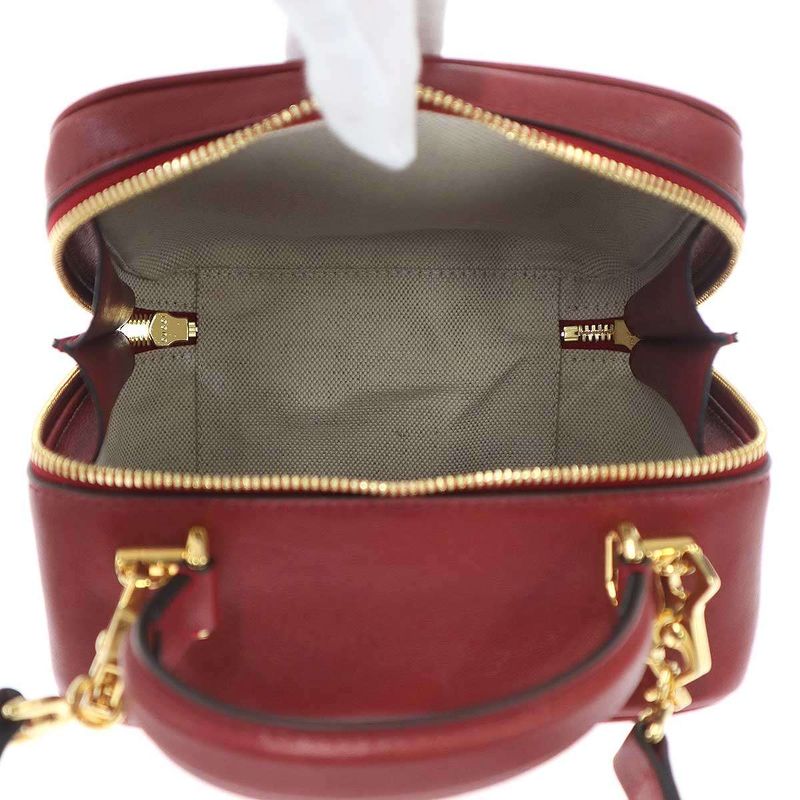 Gucci Blondie Top Handle Shoulder Bag Red