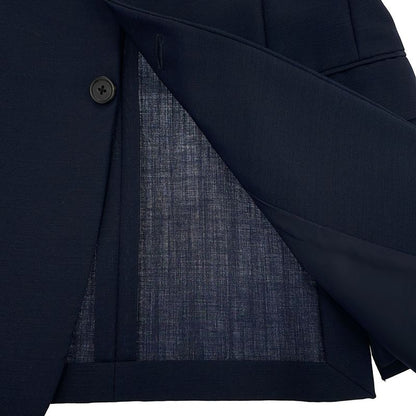 Prada Tailored Jacket Wool Navy