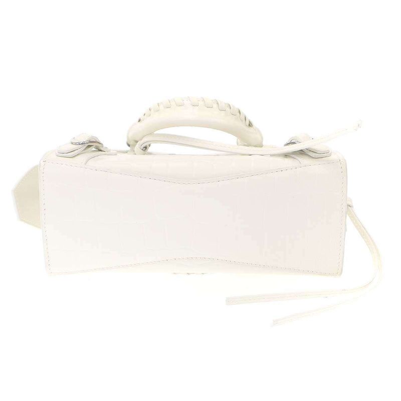 Balenciaga Neo Classic Mini Bag Neo Mini Croco Emboss 2-Way
