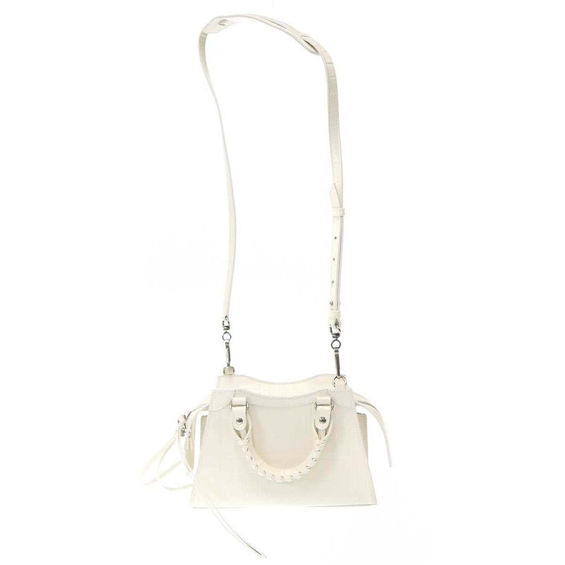Balenciaga Neo Classic Mini Bag Neo Mini Croco Emboss 2-Way