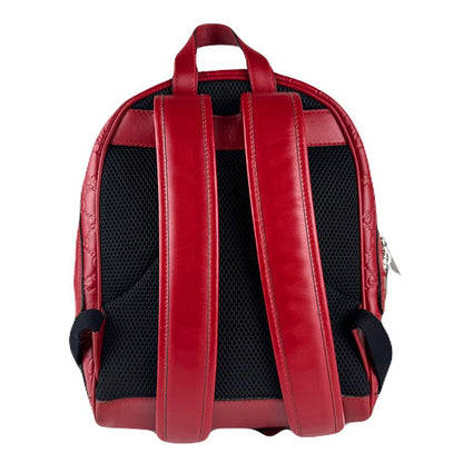 Gucci Backpack Leather Red