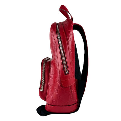 Gucci Backpack Leather Red