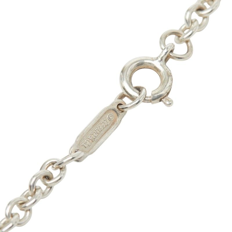 Tiffany & Co Logo Bar Silver Necklace