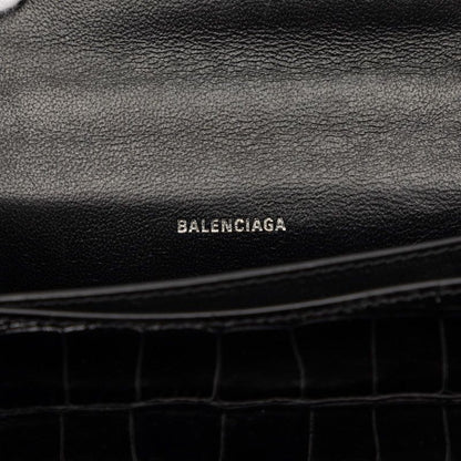 Balenciaga Shoulder Bag Leather Black