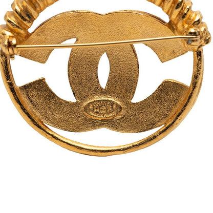 Chanel Vintage CC Logo Gold Plated Shoulder Bag