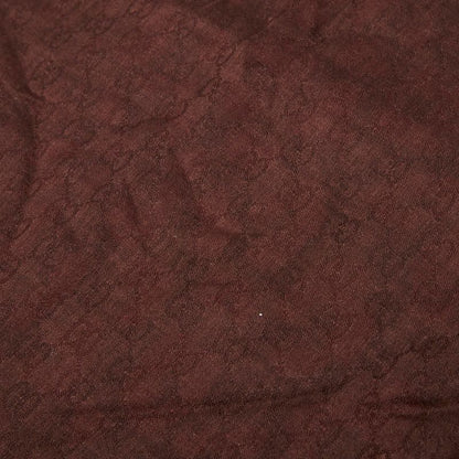 Gucci Leopard Brown Red Rayon Scarf