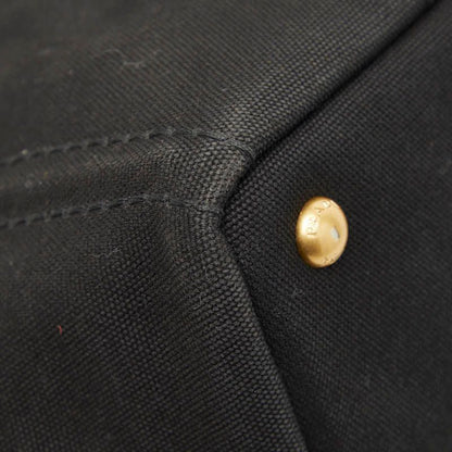 Prada Canapa M Black Canvas Handbag