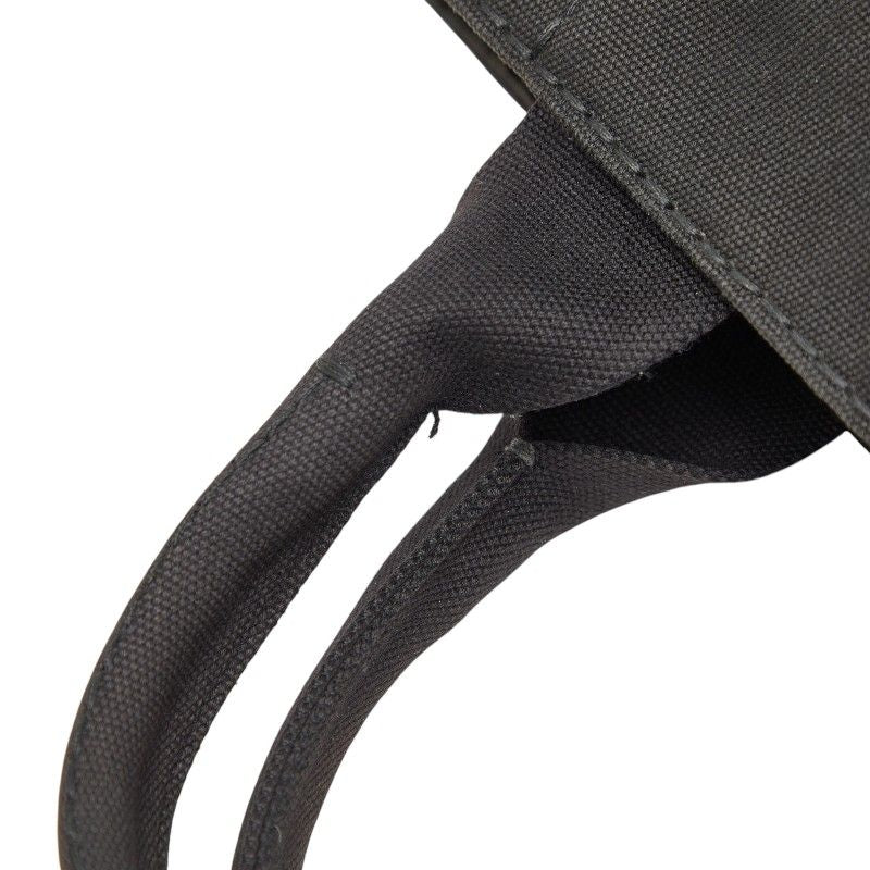 Prada Canapa M Black Canvas Handbag
