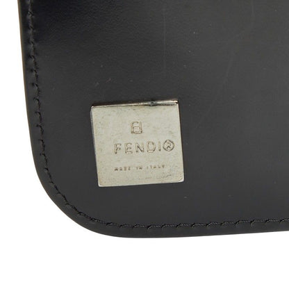 Fendi Zucchino Bifold Wallet Black Patent Leather