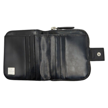 Fendi Zucchino Bifold Wallet Black Patent Leather