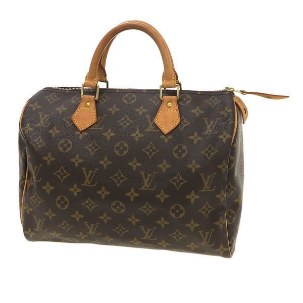 Louis Vuitton Monogram Speedy 30 Handbag Ed Brown