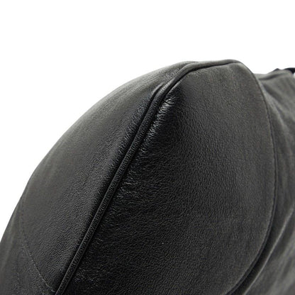 Gucci Horsebit Shoulder Bag Drawstring Black Leather