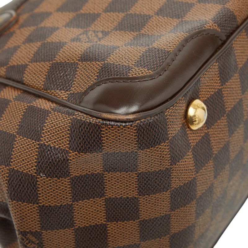 Louis Vuitton Damier Verona PM Brown Leather Handbag