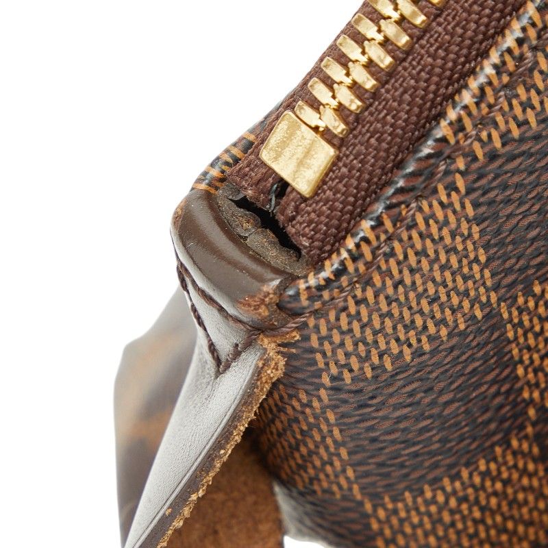 Louis Vuitton Damier Verona PM Brown Leather Handbag