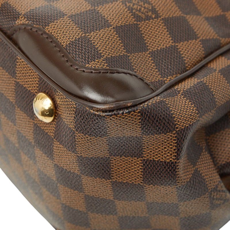 Louis Vuitton Damier Verona PM Brown Leather Handbag