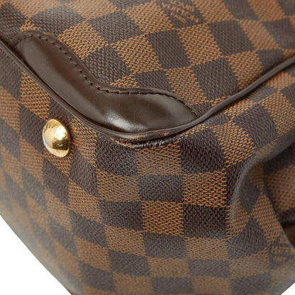 Louis Vuitton Damier Verona PM Brown Leather Handbag