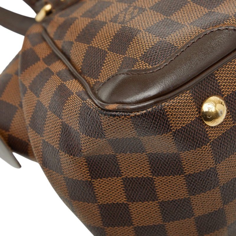 Louis Vuitton Damier Verona PM Brown Leather Handbag