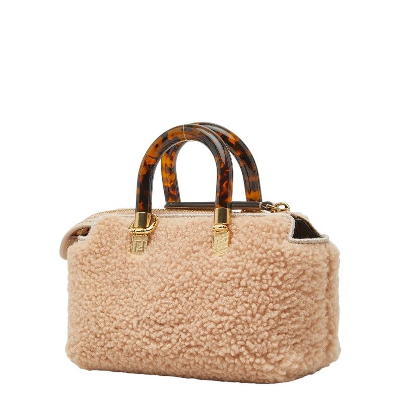 Fendi by the Way Mini 2-Way Shoulder Bag Pink Boa