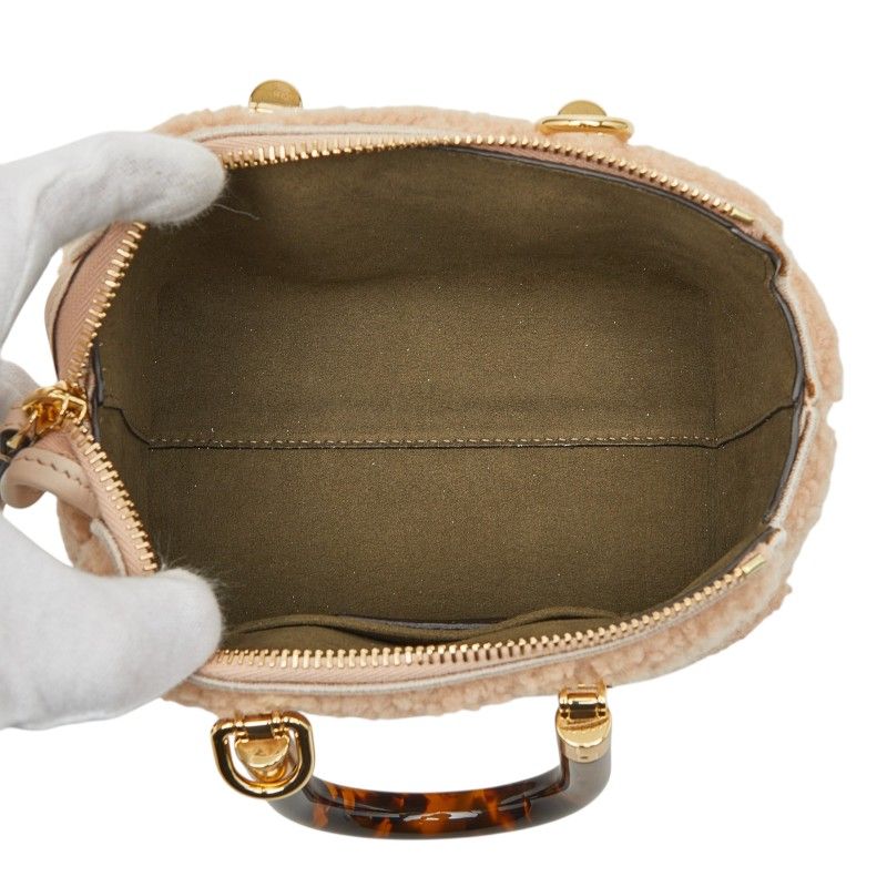 Fendi by the Way Mini 2-Way Shoulder Bag Pink Boa