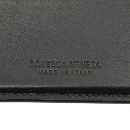 Bottega Veneta Maxi Intrecciato Cassette Bifold Wallet Billfold Khaki Leather