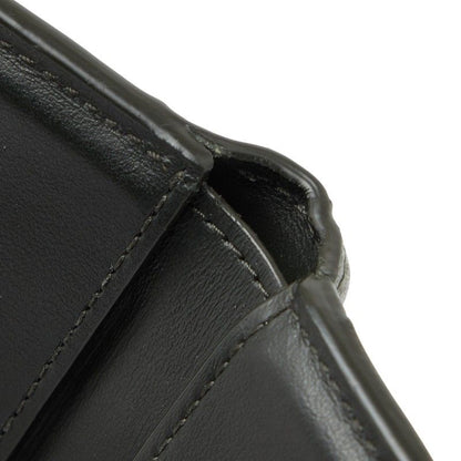 Bottega Veneta Maxi Intrecciato Cassette Bifold Wallet Billfold Khaki Leather