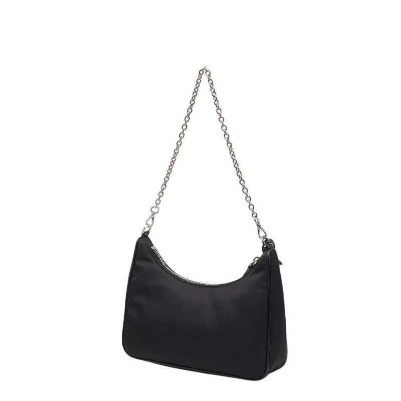 Prada Re Edition Re-Nylon Shoulder Bag Chain 2-Way Black