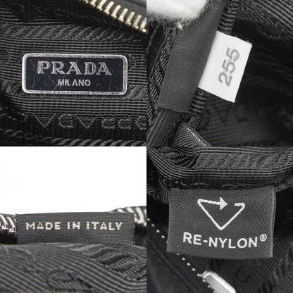 Prada Re Edition Re-Nylon Shoulder Bag Chain 2-Way Black