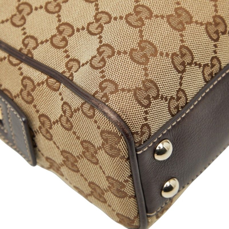 Gucci GG Canvas Interlocking Beige Brown
