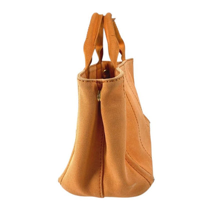 Prada Handbag Canapa Logo Canvas Orange