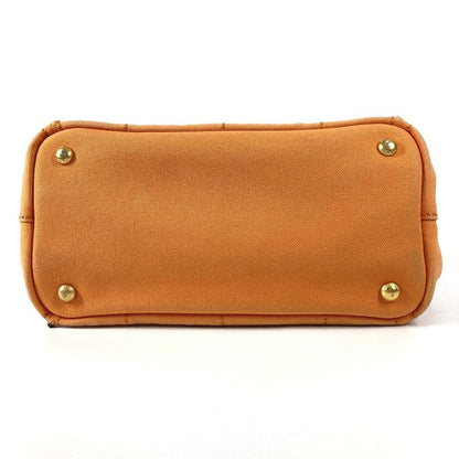 Prada Handbag Canapa Logo Canvas Orange