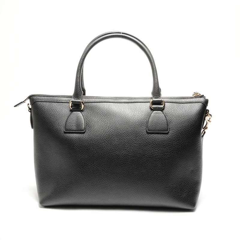 Gucci Tote Interlocking 2-Way Leather